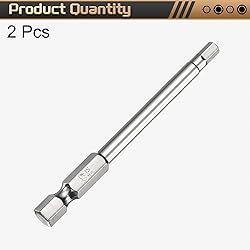 HARFINGTON 2pcs H4.0 Hex Head Screwdriver Bit 4.0mm