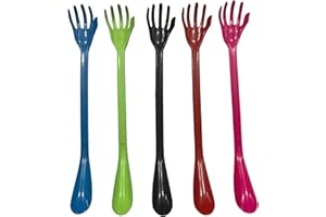 COTTON FLY Back Scratcher with Long Handle & Shoehorn – 19.5" Hand-Shaped Scratcher for Itchy Backs + Shoe Horn for Easy Shoe Wear – Durable, Fun Design – 1PC ONLY Random Color