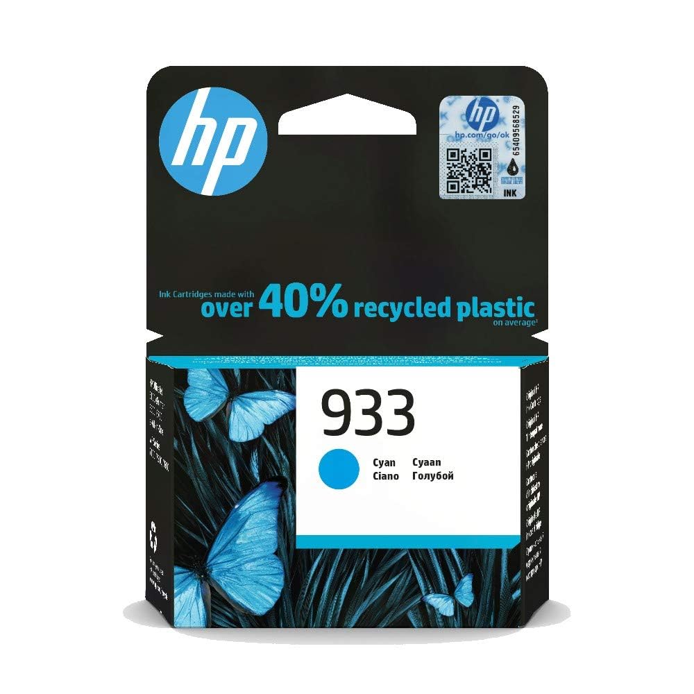 HP CN058AE 933 Original Ink Cartridge, Cyan, Single Pack