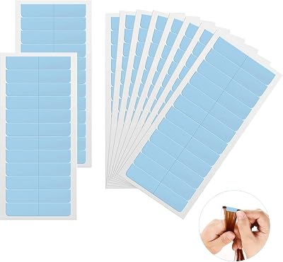 Bansusu Hair Extension Adhesive Tapes 120 Pcs Double Sided 4x0.8cm