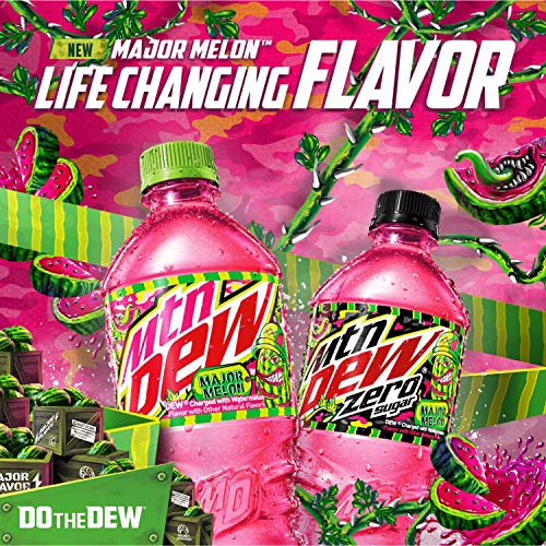 Mountain Dew Mtn Dew, Major Melon, 16.9 Fl Oz (Pack of 6) Pricepulse