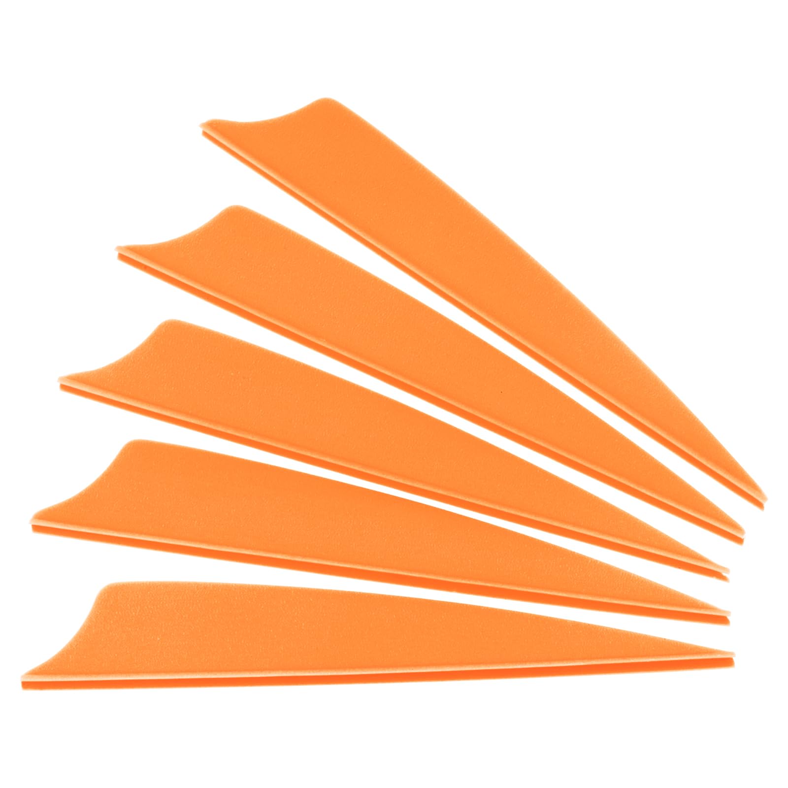PATIKIL Arrows Vanes, 50 Pack 3 Inch Archery Fletching Arrow Fletch Wing with Shied Cut for DIY Hunting Target Shooting, Orange