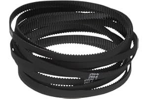uxcell 10pcs 2GT Timing Belt Closed Loop Rubber Belts 260-2GT-6, 6mm Width x 260mm Length, 3D Printer Timing Belt