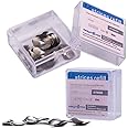 SNAWOP Dental Matrix Bands 50μm Tooth Interproximal Sectional Contoured Metal Matrices Refill 100PCS Soft Matrix System (Large)
