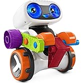 Fisher-Price Preschool Learning Toy Code ‘n Learn Kinderbot Electronic Robot with Lights Sounds & Games for Educational Play 