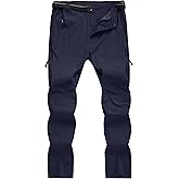 KELOIFUT Men's Hiking Cargo Pants Quick-Dry Outdoor Water Resistant Lightweight Mountain Breathable Zipper Pocket Work Pants