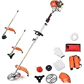 MIFAWA 41.5cc Gas Weed Wacker 3 in 1 Gas Powered Grass Trimmer Multi Functional String Trimmer Gas Weed Eater Gas Brush Cutte