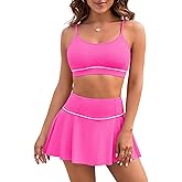 Pink Queen High 2 Piece Bikini Swimsuit Set Bathing Suit