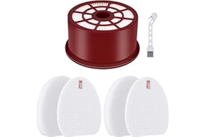 Attemart NV400 Replacement Filter Compatible with Shark Rotator Professional Upright Vacuum NV401 NV402 NVC400C Accessories, 1 HEPA + 2 Foam & Felt Filters Kit, Compare to Part # XFF400 & XHF400