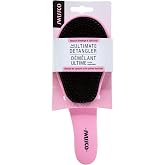 Swissco Soft Touch Detangling Hair Brush for Natural, Curly, Wet or Dry Hair (Teal) (Carnation Pink)