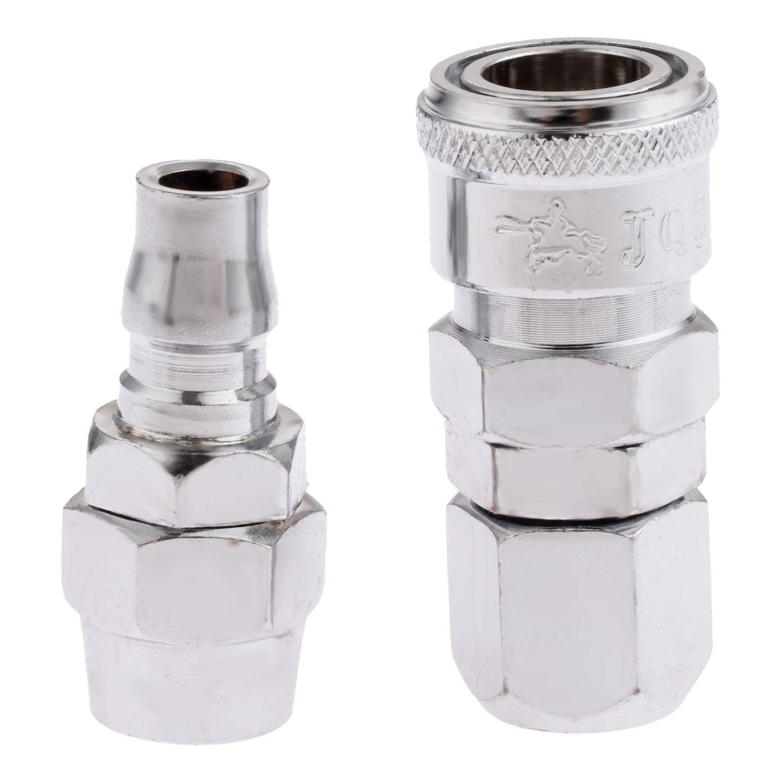 Air Line Hose Fittings Quick Release Coupler Bayonet Connectors for 12 * 8mm Hose-Pack of 2