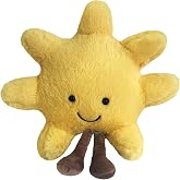 FJQZHA New Moon Sunshine Plush Toy Cute Smile Fun Filled Animal Pillow Soft Plush Toy for Children's Birthday Gift