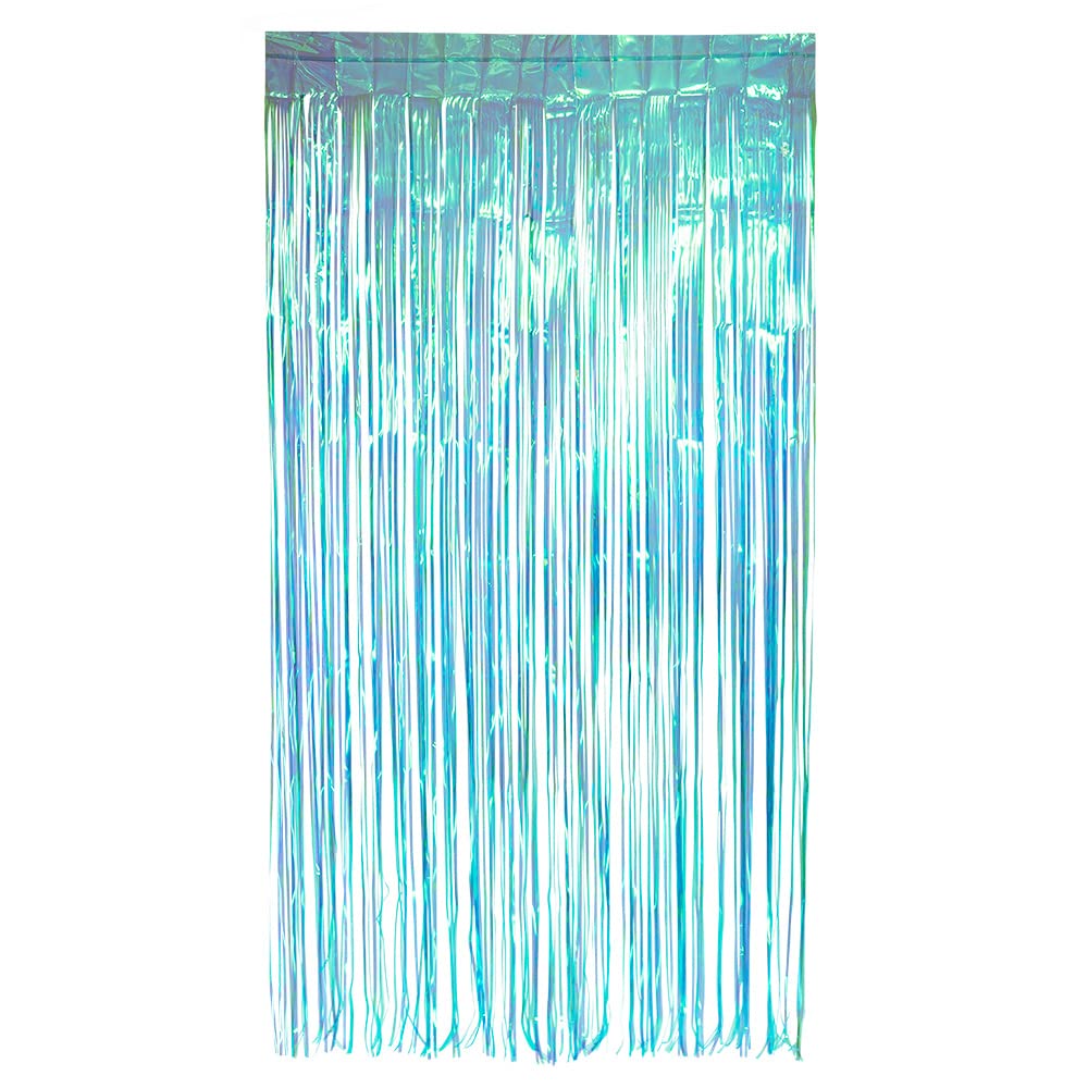 Boland 20027 Foil Curtain, lightblue, 200 x 100 cm