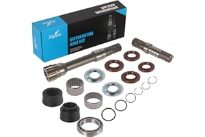 Flynsu Front Differential Axle Intermediate Shaft Inner Shaft Kit Replacement for 2012-2021 Dodge Ram 1500 Part# 68146594AB, 68146594AA, 68257420AF, 68257421AF, 68257422AF, 722N695BK