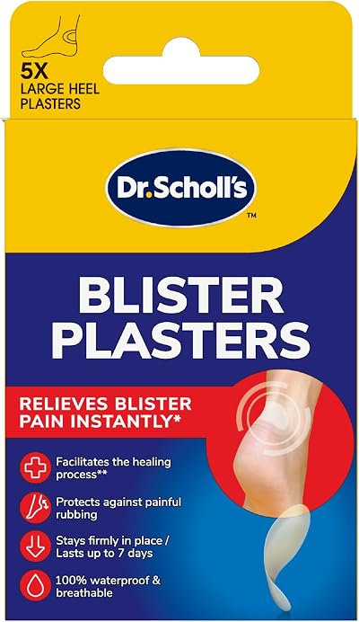 Scholl Blister Plasters Large Pack of 5 Waterproof Hydrocolloid