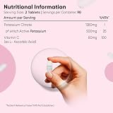 WeightWorld Potassium Supplements 1460mg | 180 Tablets | Vegan & Gluten-Free view 5