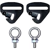 Quick Release Mount for 2 Inch Harness 4 Point and 5 Point Compatible with Polaris RZR-CanAm, YXZ and X3 models,UTV Seat Belt upper brackets Quick Release hardware,Quick Release Mount (2, 2 PCS)
