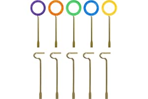 CF LIVING Interior Bedroom & Bathroom Door Emergency Keys Compatible with Kwikset Interior Knobs or Levers - 10 Pack