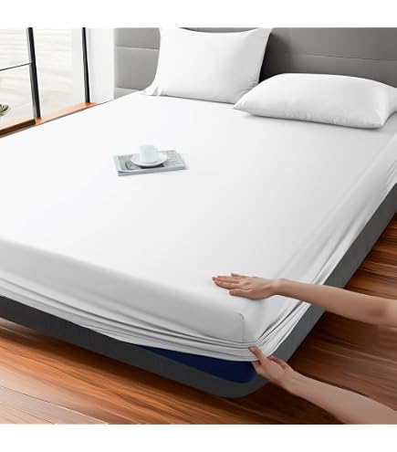 Drap Blanc Cotonflor – 100% Coton Peigné, 220x310 Cm, Neuf Avec étiquettes