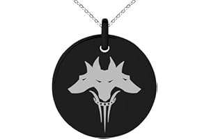 Tioneer Greek Mythology Small Medallion Circle Charm Pendant Necklace