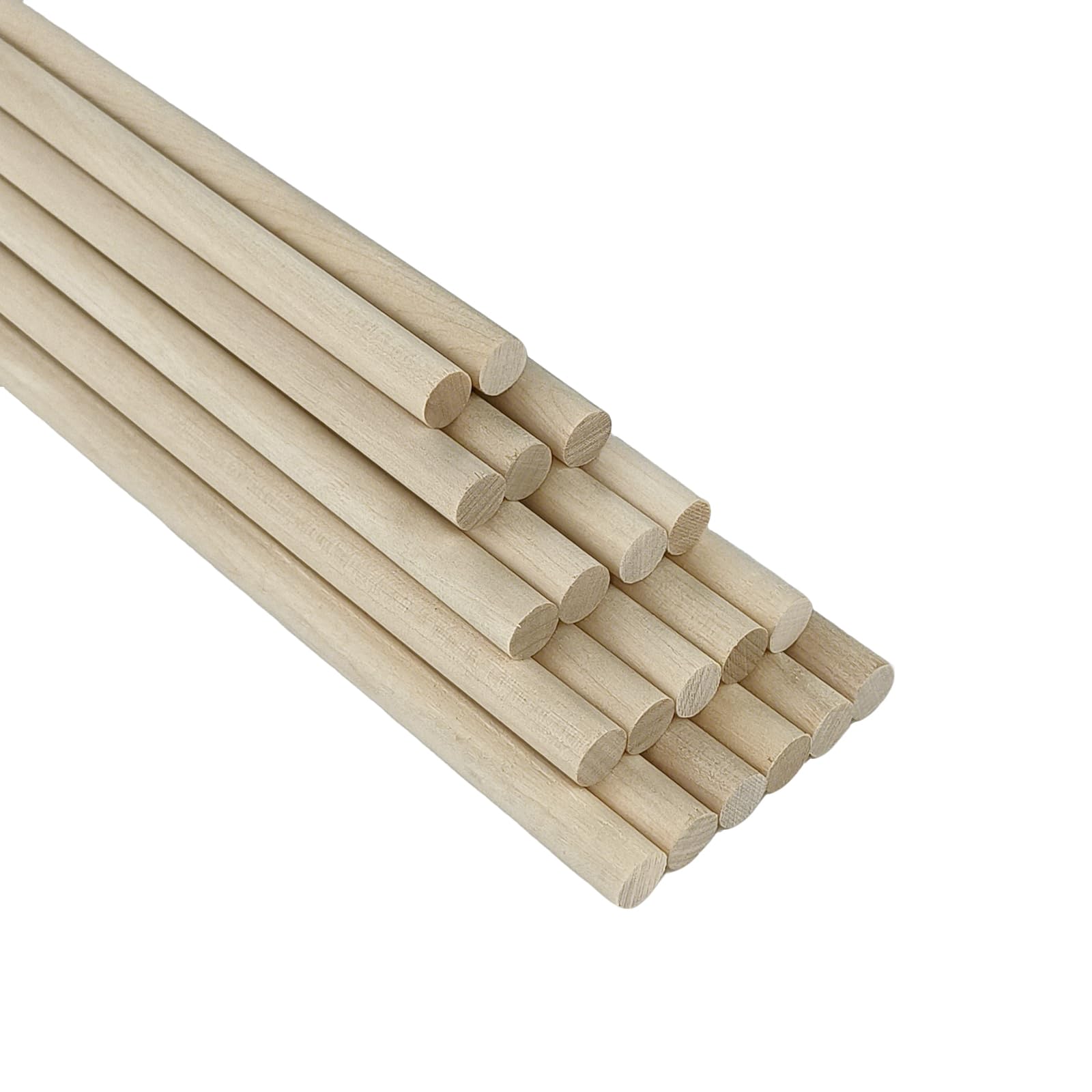 Photo 1 of 5/16 x 16 inch, Wooden Dowel Rods, Unfinished Wood Round Sticks for Arts Crafts and DIY Program, 10 pcs