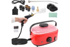CKDUCTPRO 2500W Steam Cleaner,1500ML High Pressure Handheld Steamer for Cleaning Portable Steam Cleaner for Home High-Temperature Steam Cleaner for Carpet,Upholstery, Car, Grout and Tile,Kitchen