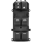 SOAESCN 2009-2014 Acura TSX Master Power Window Switch Driver Side, 2 Auto | Front Left Door Lock Window Switch Control Button Assembly Replacement, 35750-TL2-A12, DWS2262, 1S15679