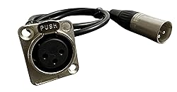 DIYTECH Premium XLR Pass Through Cable, No