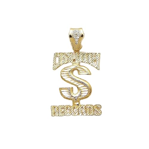 BLINGFACTORY ICED Hip HOP Cash Money Records Pendant 11mm 18