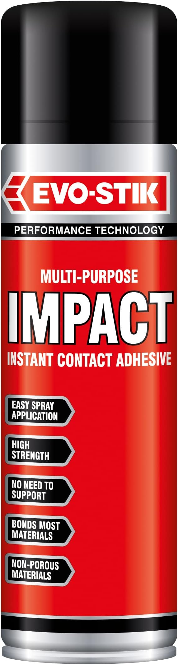 EVO-STIK Impact Adhesive Spray 200ml - Bonds Immediately - High Shear Strength