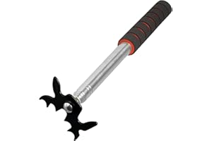 AUTIDEFY Retractable/Removable Head Billiard Rack Cue Bridge Cue Holder with Bridge Head,Billiard Cue Accessories for Billiard Tables,Games,Tournaments Billiard Bridge Cue (Black)