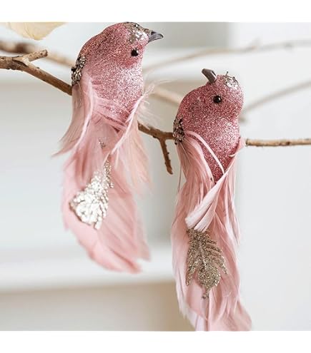 Boules De Noël Oiseaux Décoratives - Ornements En PP Pour Sapin, Décoration Fête, Anniversaire, Cadeau (9x9cm)