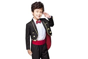 GETTHEBEAUTY-STYLE Boys Suit Blazer Toddler Tuxedo Slim Fit Casual Jacket Kids Stylish Formal Classic Sport Coat Wedding Prom Outfit