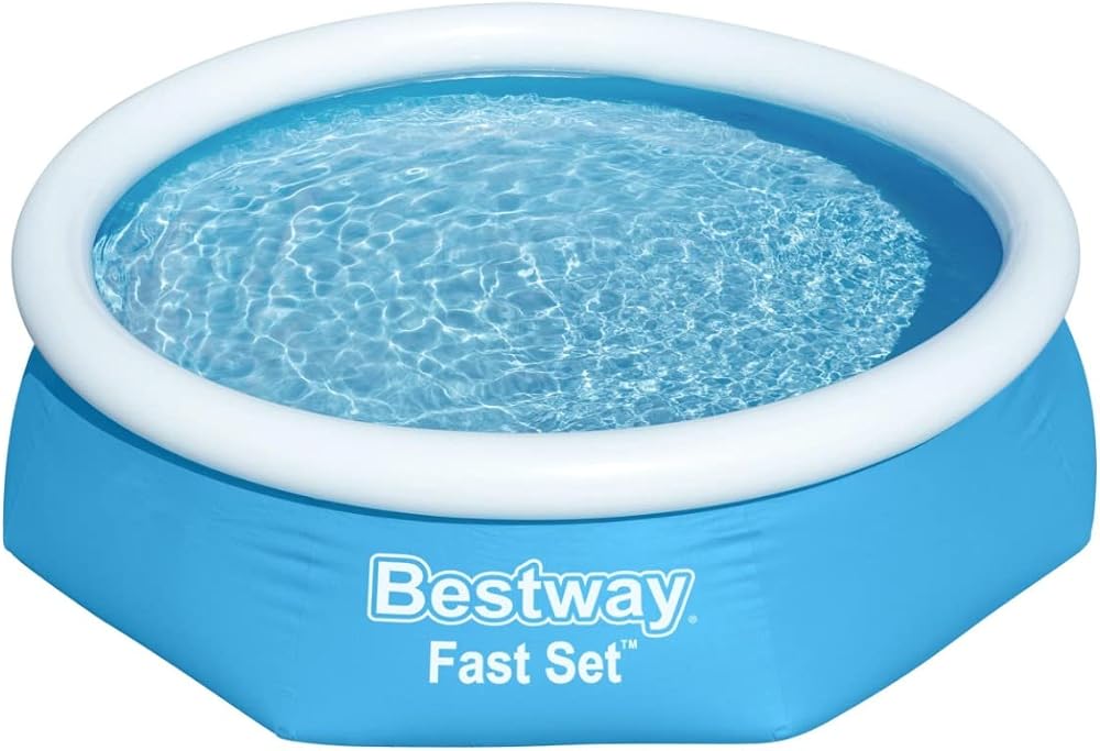 Bestway 8ft Fast Set Pool Above Ground Pool DuraPlus Liner UV 1887L 2.44m