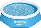 Bestway 8ft Fast Set Pool Above Ground Pool DuraPlus Liner UV 1887L 2.44m