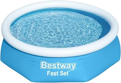 Bestway 8ft Fast Set Pool Above Ground Pool DuraPlus Liner UV 1887L 2.44m