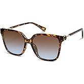 SOJOS Fashion Square Sunglasses for Women Trendy UV Protection Lens Womens Sunnies Sunglasses SJ2196