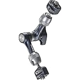 SMALLRIG 7" Rosette Magic Arm, Camera Monitor Mount, Articulating Arm with 1/4"-20 and 3/8"-16 Locating Screw for ARRI, Max Load Capacity 3.5kg Friction Arm, for Cameras, Monitors, LED Lights