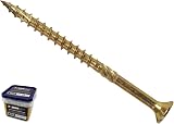 Forgefix ForgeFast Elite 5.0 x 50mm Woodscrews Zinc Yellow Tub 600