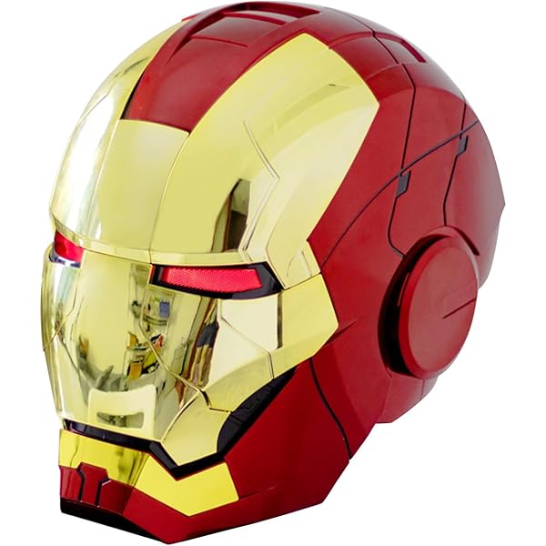 Casco De Iron Man Brillante 1 : 1 Modelo De Máscara Cosplay Mk5 Jarvis Wearable Eléctrico - Foto 10