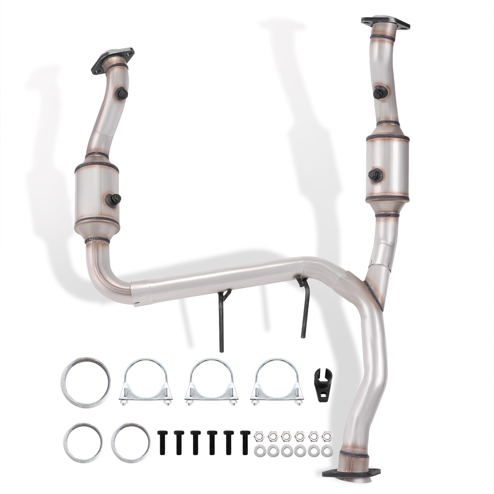Photo 1 of 2-PC Left and Right Catalytic Converter Kit Compatible with F150 2015 2016 2017 2018 2019 2020 3.5L V6 Turbocharged, Reference OE: 52605 645146 645168 645169, EPA Compliant