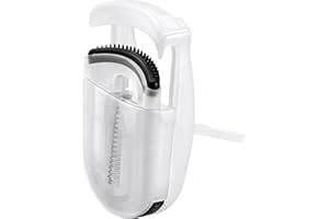 Mini Eyelash Curler with Built-In Comb – Travel Size Lash Curler, Japanese-Style Metal-Free Curler for Natural Lift – Ultra C