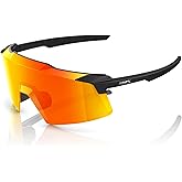 100% AEROCRAFT Sunglasses - Scratch-Resistant Lens - Lightweight and Durable Sunglasses for Outdoor Sports