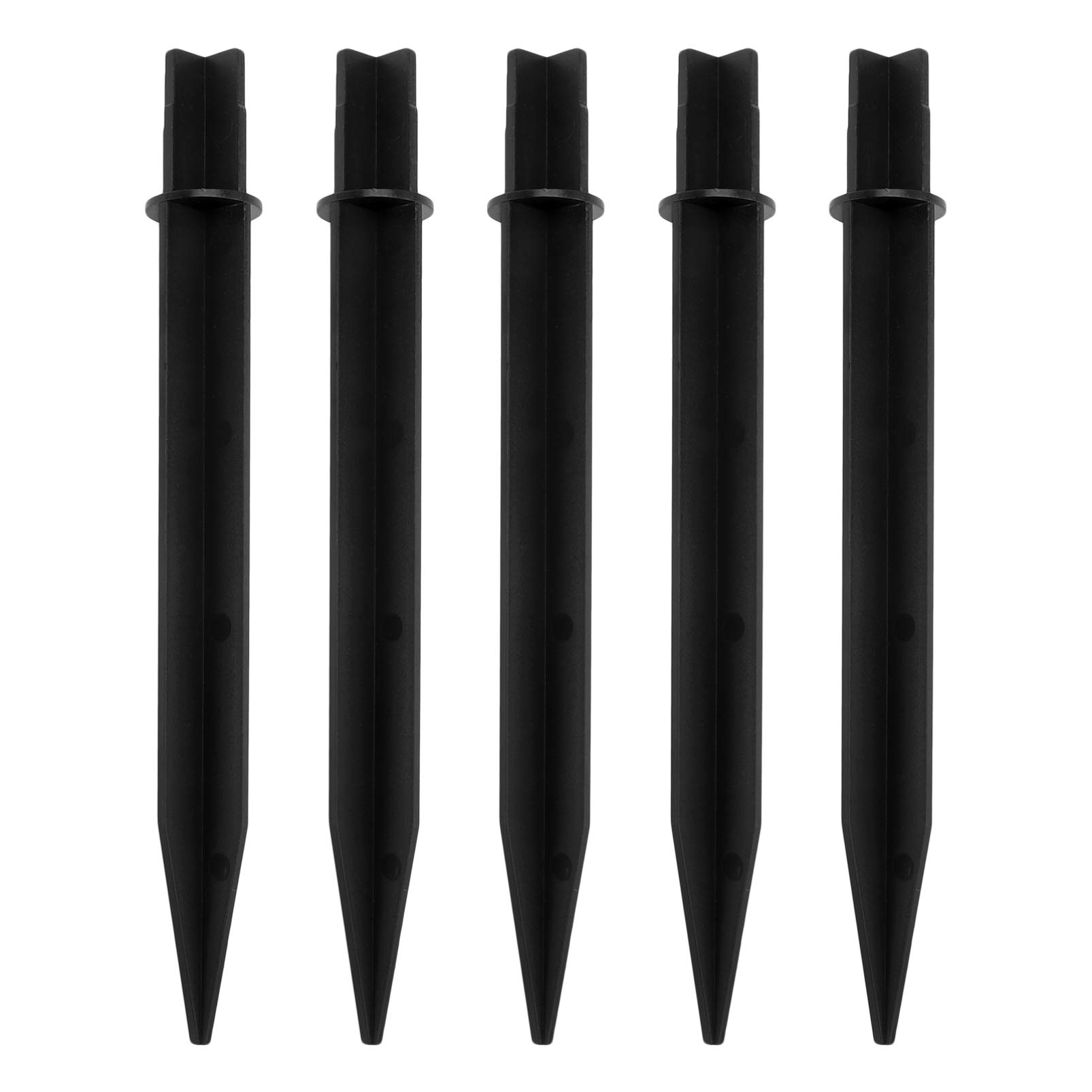 5pcs Solar Powered Landscape Spike Lights with Ground Spikes Lawn Lamp Ground Plug for Garden Lighting Outdoor Pathway Decorative Use