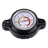 MOTOKU High Pressure Radiator Cap with Temp Gauge