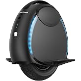 INMOTION V6 Electric Unicycle 27.6 lb Lightweight Single-Wheel EUC | UL 2272 Certified, 14-Inch Tire, 1000W Peak Power, 15.5 mph, Up to 18.6-Mile Range, Easy to Carry for Short Rides