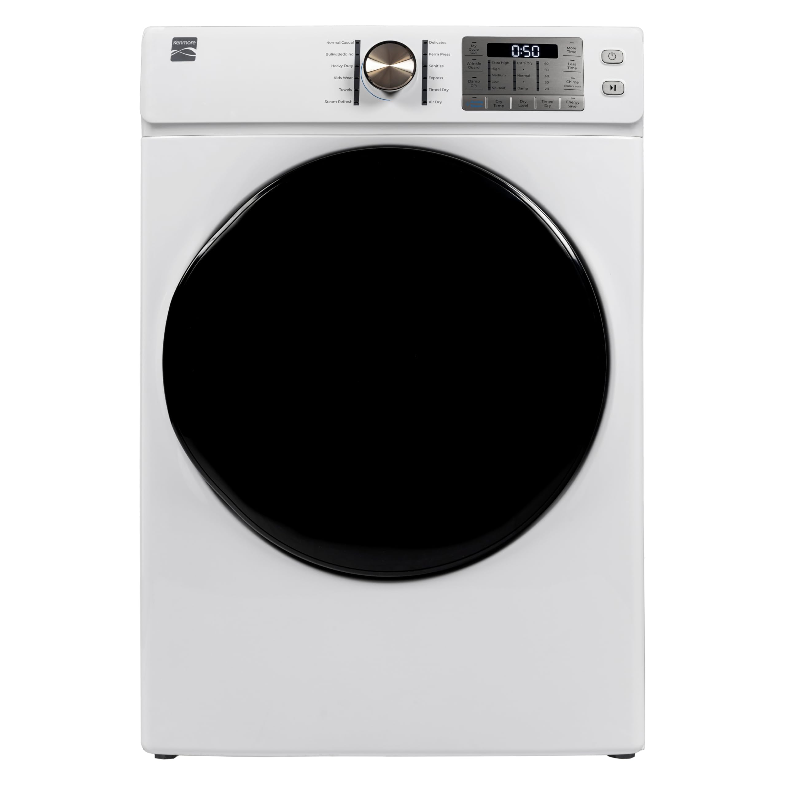 Photo 1 of ** FACTORY SEALED*** Kenmore 8.0 cu. ft. Front Load Electric Dryer with Wrinkle Guard & Accela Steam to Reduce Wrinkles, Static & Odors - Smart Sensor Drying - LED - ENERGY STAR Certified - White