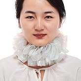 BLESSUME Punk Neck Rulffle 1pc White