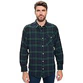Ashford & Brooks Mens Flannel Button Down Plaid Long Sleeve Casual Shirt