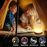 DIWUJI LED Night Light Smart Bedside Lamp Dimmable USB Rechargeable RGB view 6